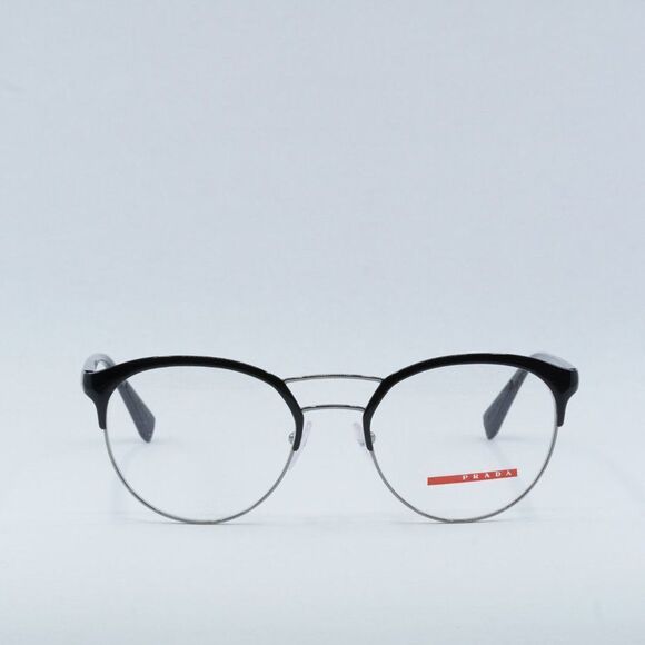 💯 NEW PRADA SPORT PS52HV 7AX1O1 BLACK EYEGLASSES - Picture 2 of 10